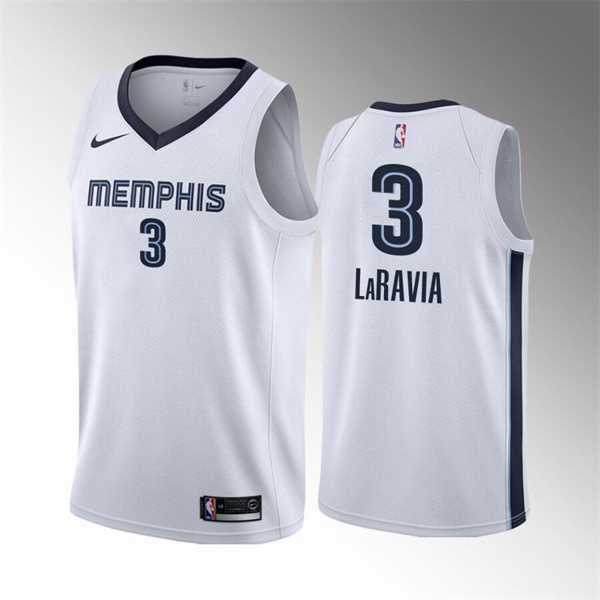 Memphis Grizzlies #3 Jake LaRavia 75th Anniversary Statement Edition White Stitched Basketball Jersey Dzhi,We sell and wholesale Memphis Grizzlies #3 Jake LaRavia 75th Anniversary Statement Edition White Stitched Basketball Jersey Dzhi on line form chian!